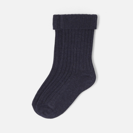 Einfarbige Socken für Jungen