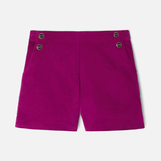 Mädchenshorts aus Samt