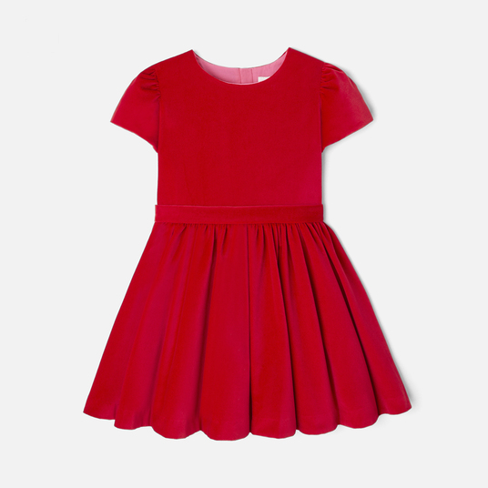 Kleid aus Samt für Mädchen