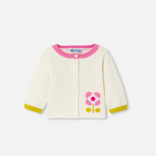 Cardigan aus Jersey für Baby Mädchen